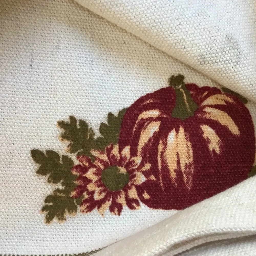 Wendy Bellissimo Harvest Fall Autumn 100% Cotton‎ Placemats Set of 4 NWT